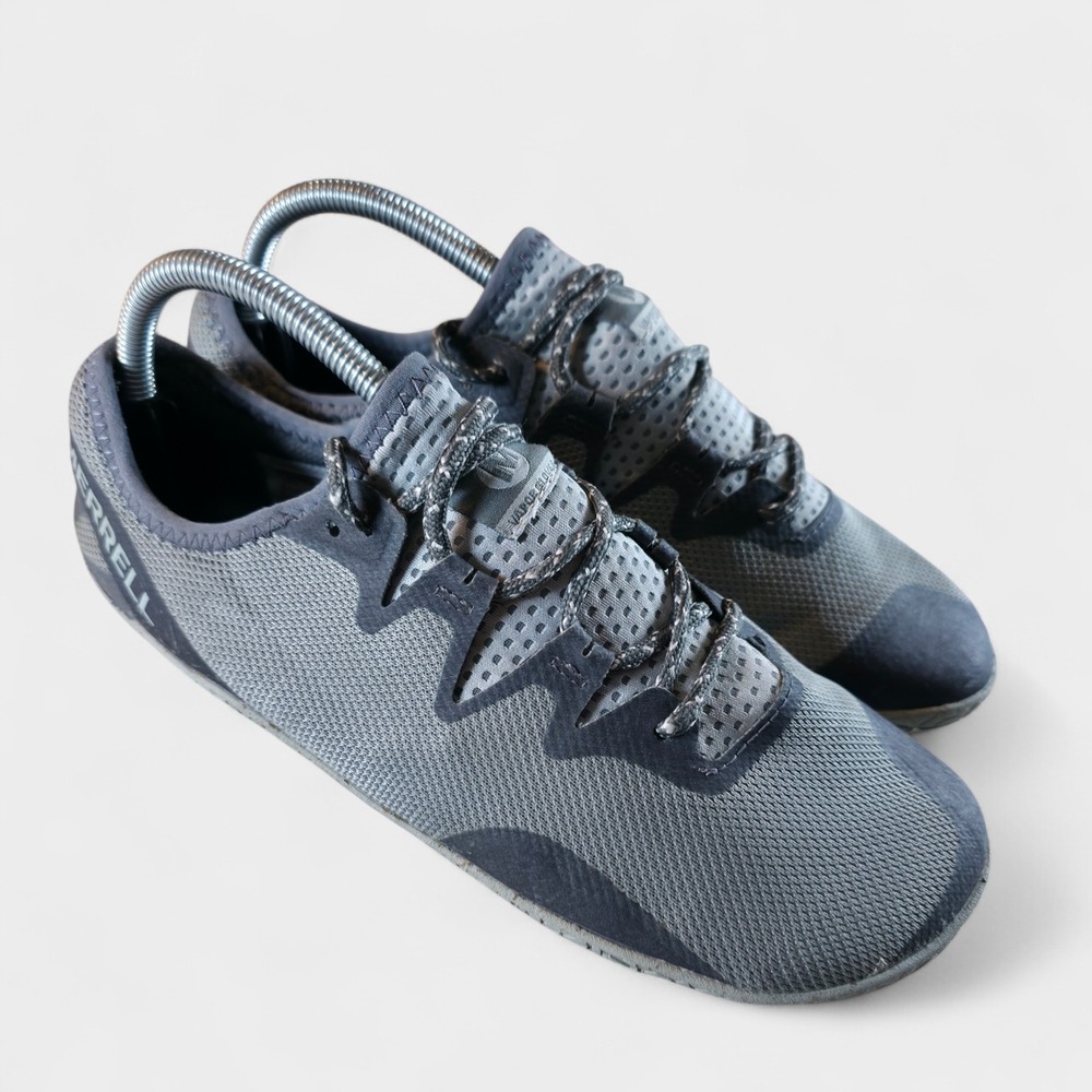 Merrell Vapor Glove 3 J135374 Barefoot Vibram Shoe Grey Lace Up Women 9.5
